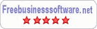 5 stars on FreeBusinessSoftware.net